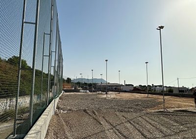 24. Primeres capes de grava per el drentage de les pistes (12 de juny)