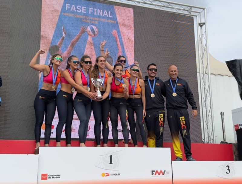 El BSC La Floresta consigue el ascenso a 1a División Nacional de voley playa